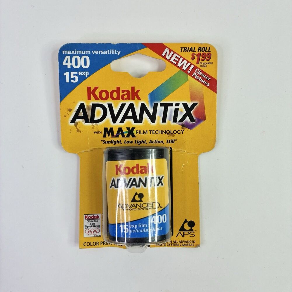 Kodak Advantix 400 - Color print film APS ISO 15 exposures 1 Roll Expired 2002